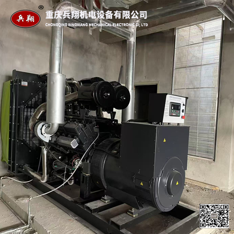 12缸大功率普柴为华福路某公司电力保驾护航