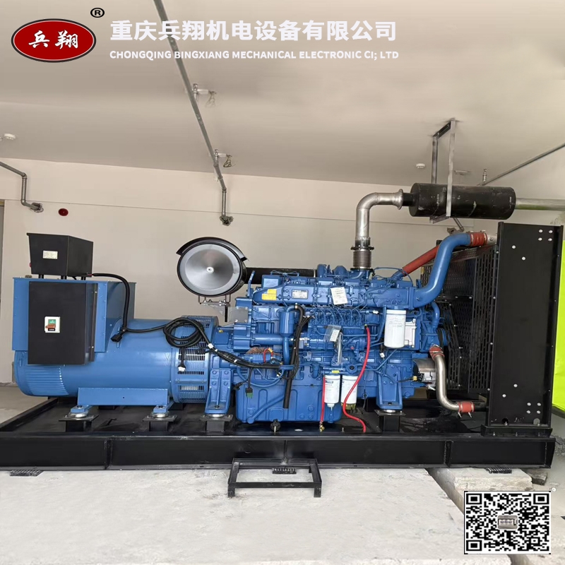 额定450KW 玉柴 6 缸发电机组 汽车企业定制落地案例